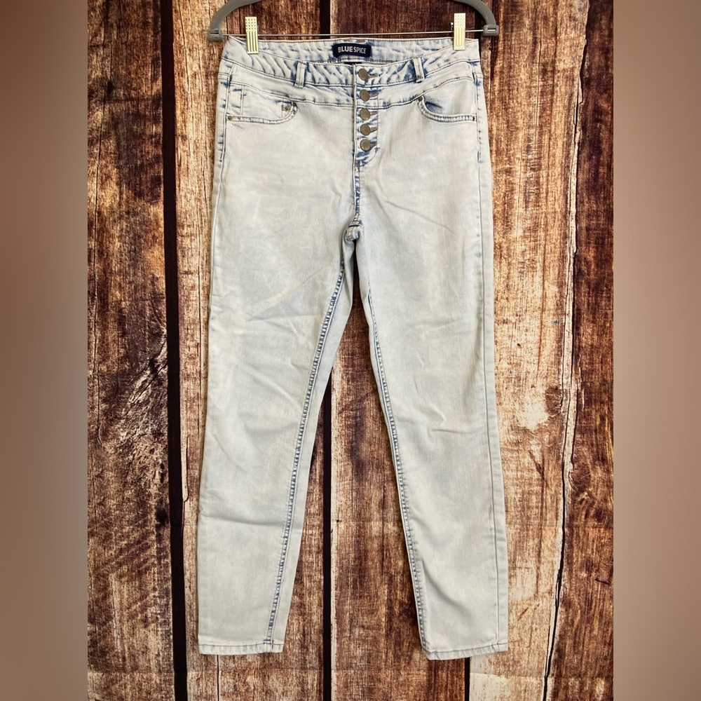 BLUE SPICE | Women’s Light Wash High Rise Skinny Jeans